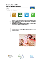Saco reutilizável ISTAD - 85% em material renovável
