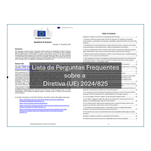 Nova FAQ da Comissão Europeia 